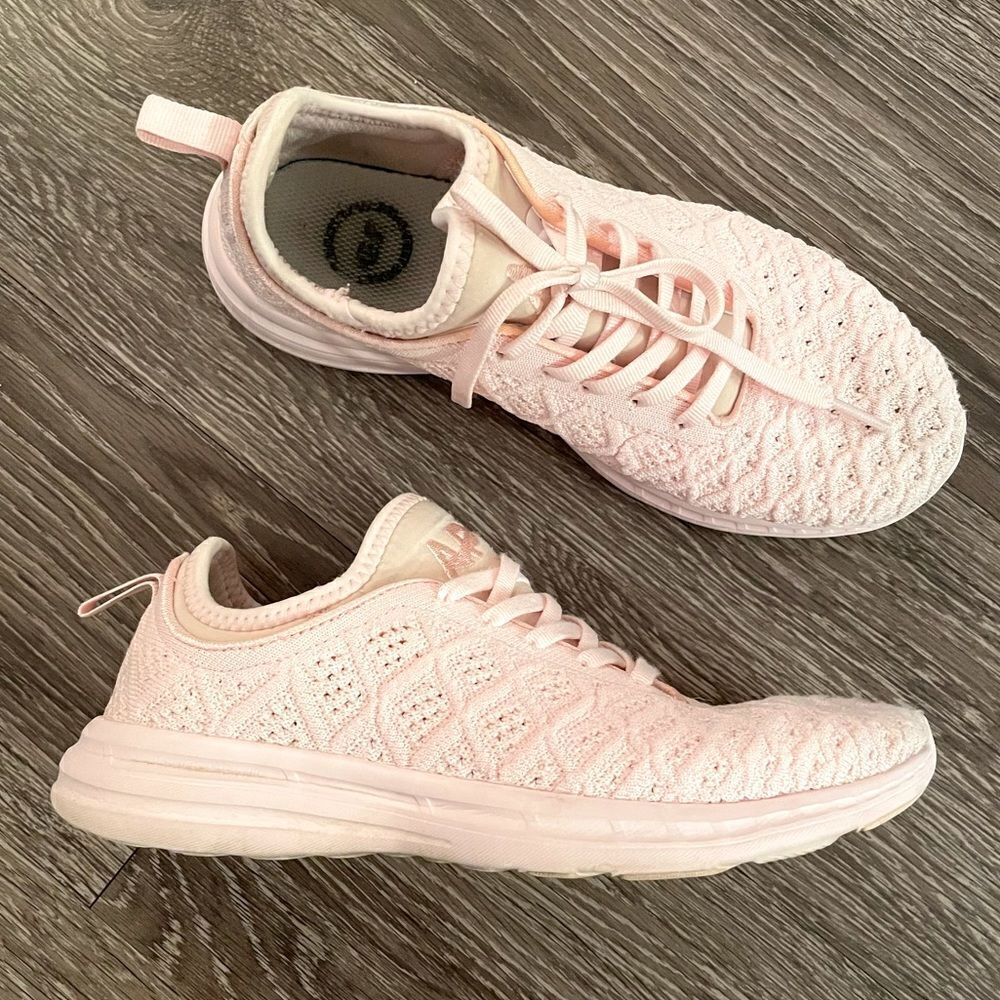 APL pink techloom sneakers